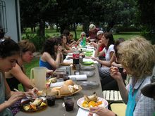 hora del almuerzo